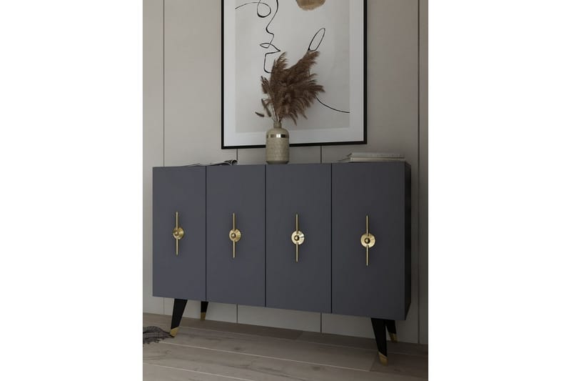 Varen Konsollbord 120 cm - Guld/Antracit - Möbler - Bord & matgrupper - Avlastningsbord - Hallbord