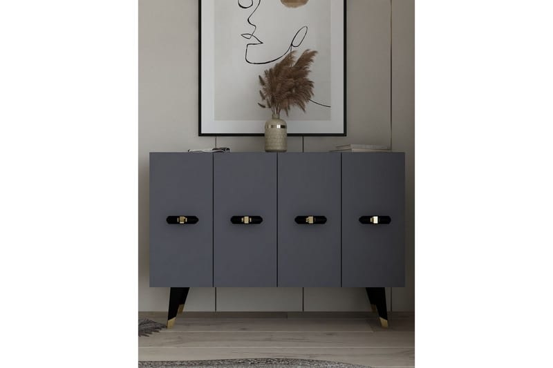 Varen Konsollbord 120 cm - Guld/Antracit - Möbler - Bord & matgrupper - Avlastningsbord - Hallbord