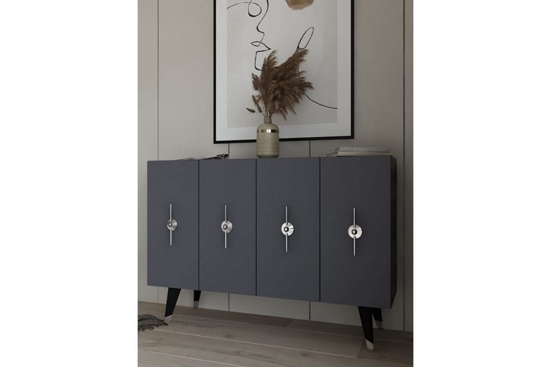 Varen Konsollbord 120 cm - Silver/Antracit - Möbler - Bord & matgrupper - Avlastningsbord - Hallbord