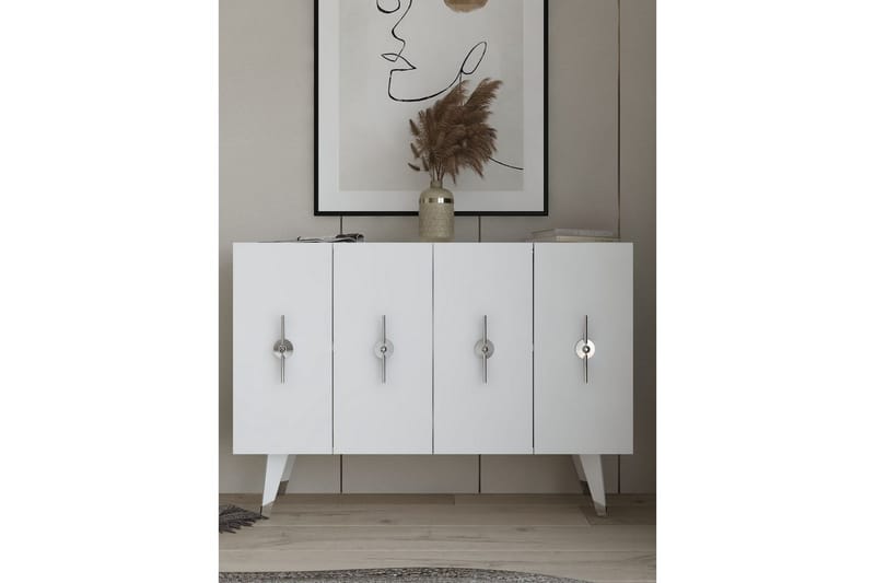 Varen Konsollbord 120 cm - Silver/Vit - Möbler - Bord & matgrupper - Avlastningsbord - Hallbord
