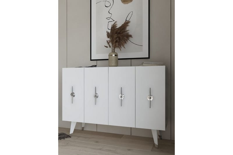 Varen Konsollbord 120 cm - Silver/Vit - Möbler - Bord & matgrupper - Avlastningsbord - Hallbord