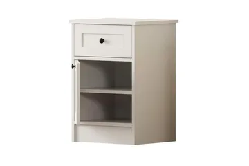 Varion Sängbord 45 cm - Matt Vit - Möbler - Bord & matgrupper - Avlastningsbord - Sängbord & nattduksbord
