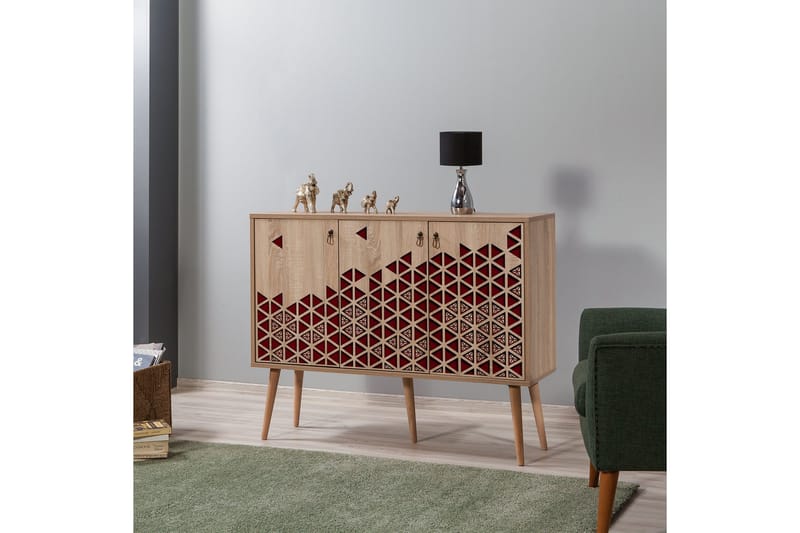 Vellavie Skänk Dekor - Brun/Röd - Förvaring - Förvaringsmöbler - Sideboard & skänk