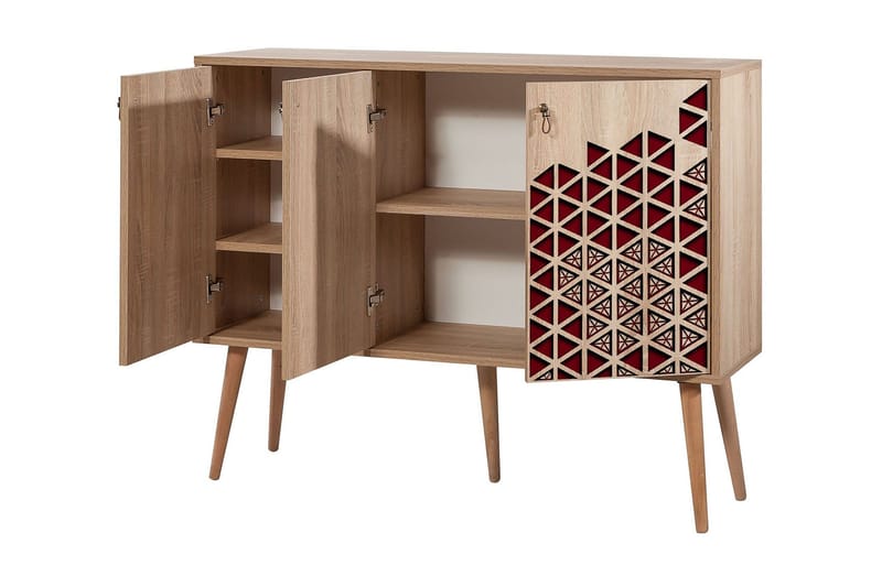 Vellavie Skänk Dekor - Brun/Röd - Förvaring - Förvaringsmöbler - Sideboard & skänk