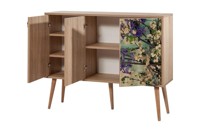 Vellavie Skänk Körsbärsblom - Brun/Grön - Förvaring - Förvaringsmöbler - Sideboard & skänk