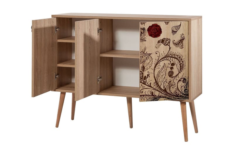 Vellavie Skänk Vintage Label - Mönstrad - Möbler - Bord & matgrupper - Avlastningsbord