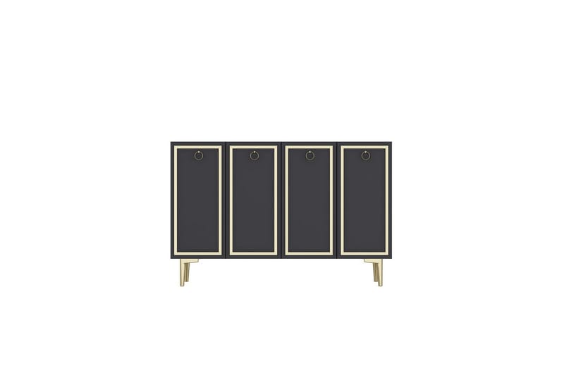 Velorae Konsollbord 120 cm, Antracit/Guld