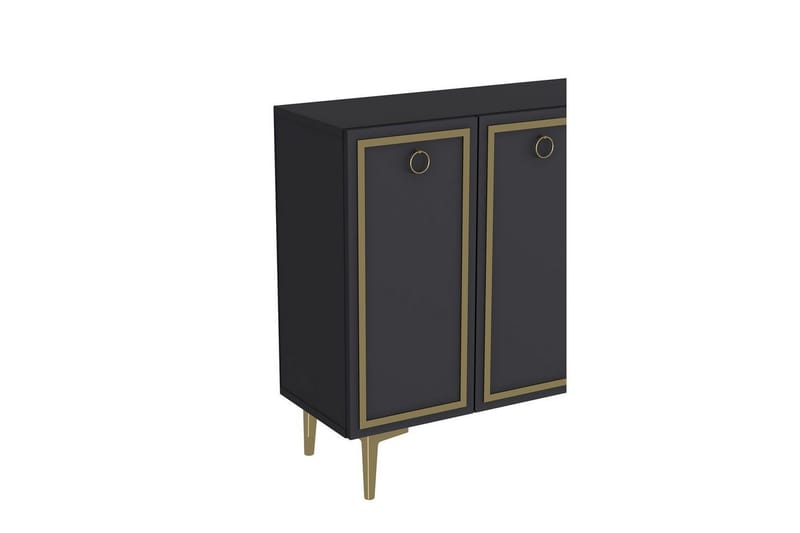 Velorae Konsollbord 120 cm - Antracit/Guld - Möbler - Bord & matgrupper - Avlastningsbord - Hallbord