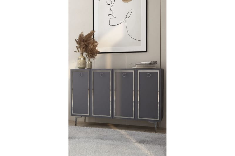 Velorae Konsollbord 120 cm - Antracit/Silver - Möbler - Bord & matgrupper - Avlastningsbord - Hallbord