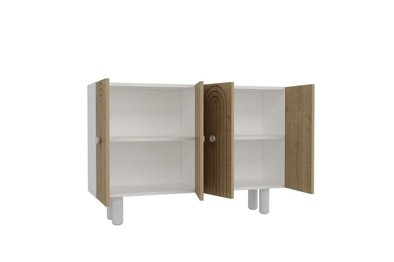 Velorae Konsollbord 120 cm - Vit/Ek - Möbler - Bord & matgrupper - Avlastningsbord - Hallbord