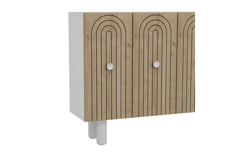 Velorae Konsollbord 120 cm - Vit/Ek - Möbler - Bord & matgrupper - Avlastningsbord - Hallbord