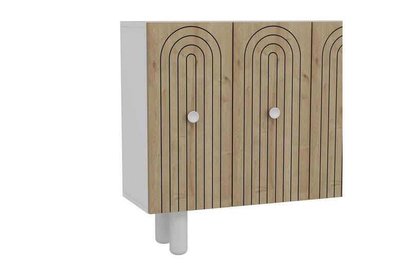 Velorae Konsollbord 120 cm - Vit/Ek - Möbler - Bord & matgrupper - Avlastningsbord - Hallbord