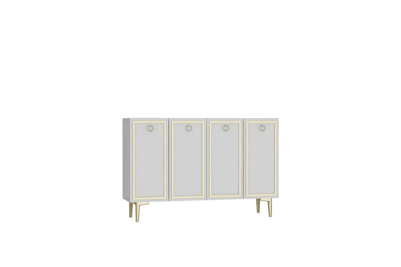 Velorae Konsollbord 120 cm - Vit/Guld - Möbler - Bord & matgrupper - Avlastningsbord - Hallbord