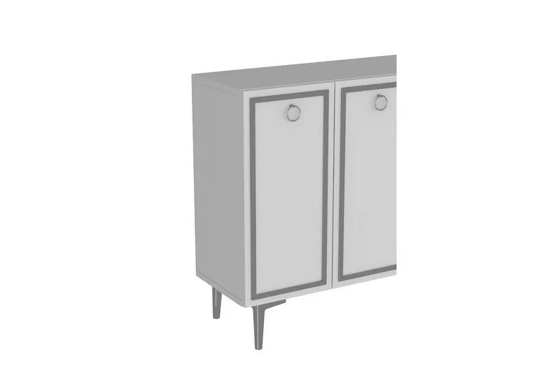 Velorae Konsollbord 120 cm - Vit/Silver - Möbler - Bord & matgrupper - Avlastningsbord - Hallbord