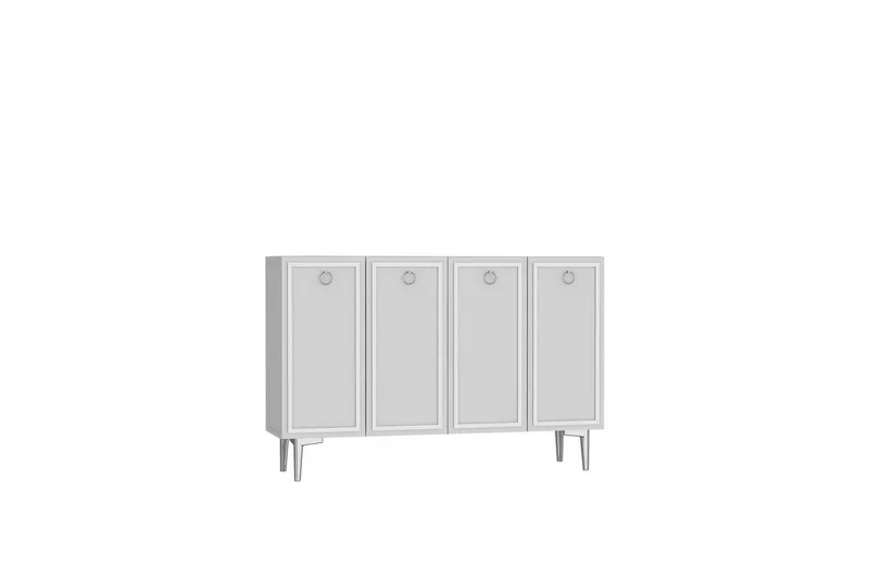 Velorae Konsollbord 120 cm - Vit/Silver - Möbler - Bord & matgrupper - Avlastningsbord - Hallbord