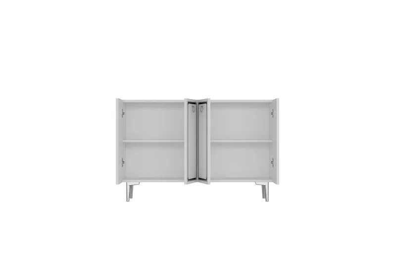 Velorae Konsollbord 120 cm - Vit/Silver - Möbler - Bord & matgrupper - Avlastningsbord - Hallbord