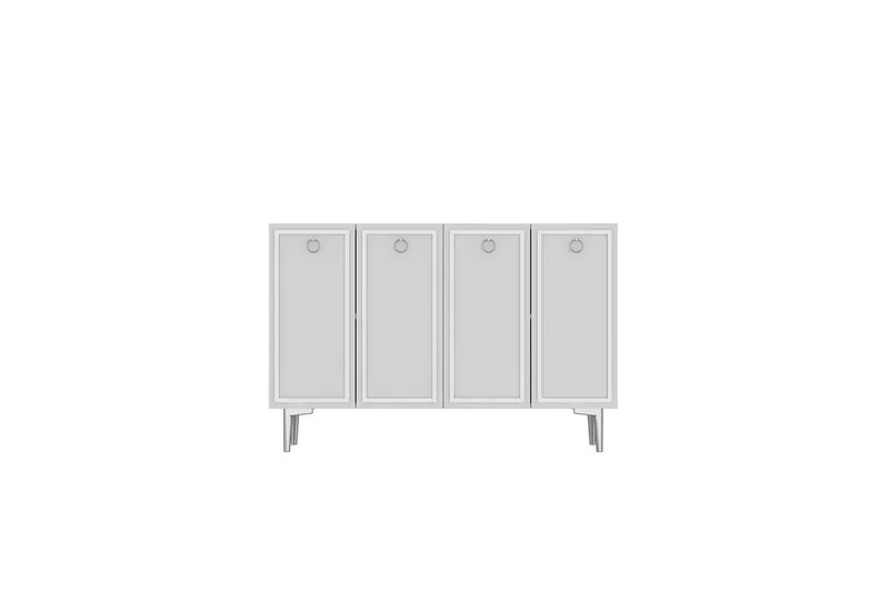 Velorae Konsollbord 120 cm - Vit/Silver - Möbler - Bord & matgrupper - Avlastningsbord - Hallbord