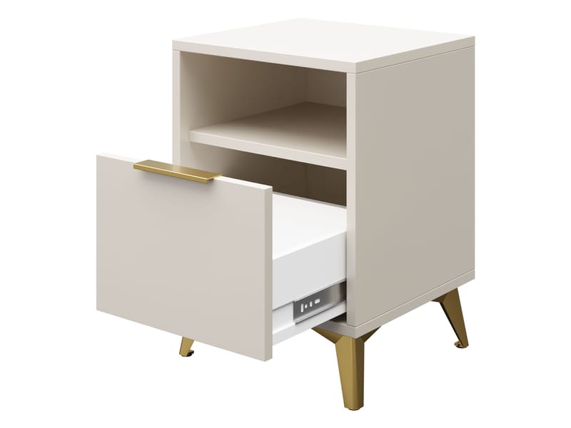 Vemdalen Sängbord 44 cm - brun - Möbler - Bord & matgrupper - Avlastningsbord - Sängbord & nattduksbord