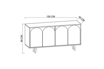 Venezia Konsollbord 150 cm - Brun - Möbler - Bord & matgrupper - Avlastningsbord - Hallbord