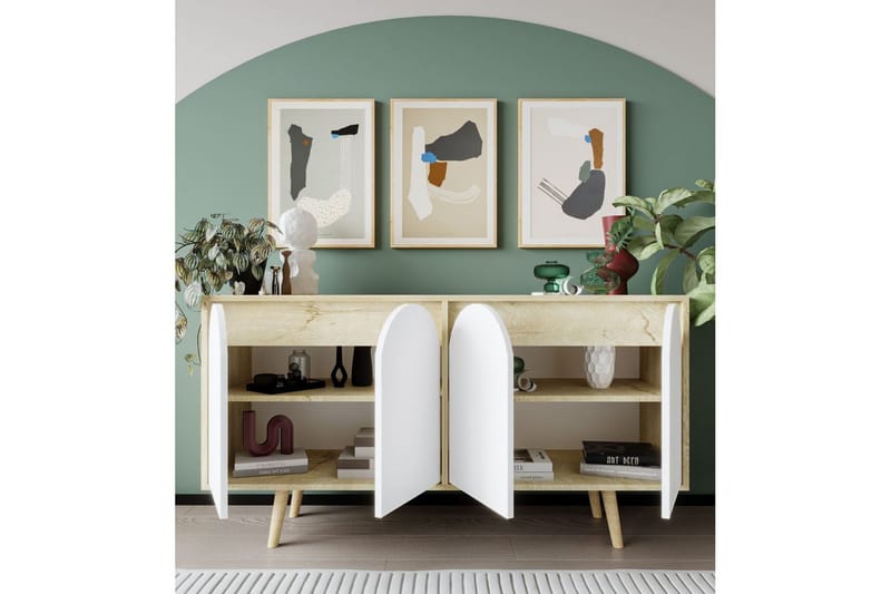 Venezia Konsollbord 150 cm - Brun/Vit - Möbler - Bord & matgrupper - Avlastningsbord - Hallbord