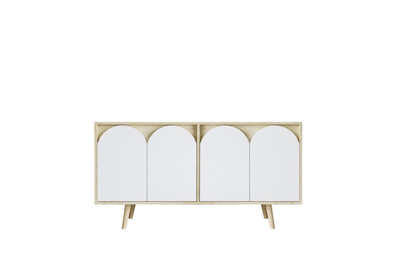 Venezia Konsollbord 150 cm, Brun/Vit