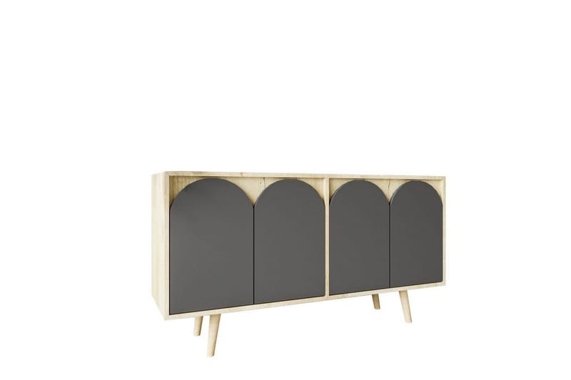 Venezia Konsollbord 150x150 cm - Brun/Antracit - Möbler - Bord & matgrupper - Avlastningsbord - Hallbord