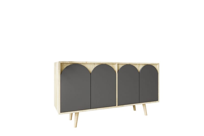 Venezia Konsollbord 150x150 cm - Brun/Antracit - Möbler - Bord & matgrupper - Avlastningsbord - Hallbord