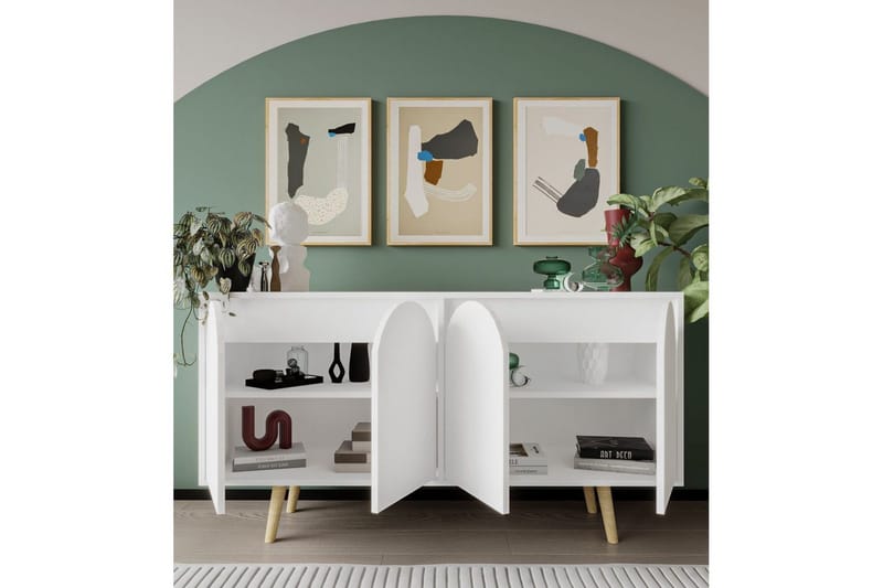 Venezia Konsollbord 150x150 cm - Vit - Möbler - Bord & matgrupper - Avlastningsbord - Hallbord