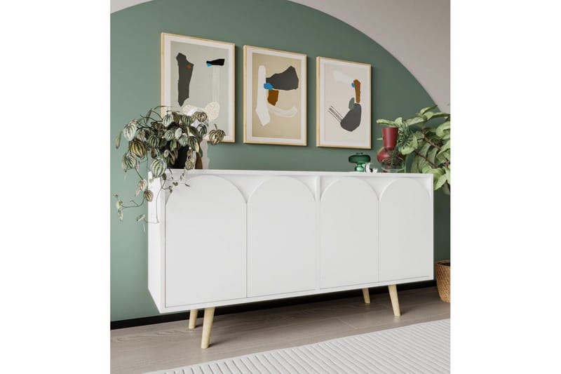 Venezia Konsollbord 150x150 cm - Vit - Möbler - Bord & matgrupper - Avlastningsbord - Hallbord