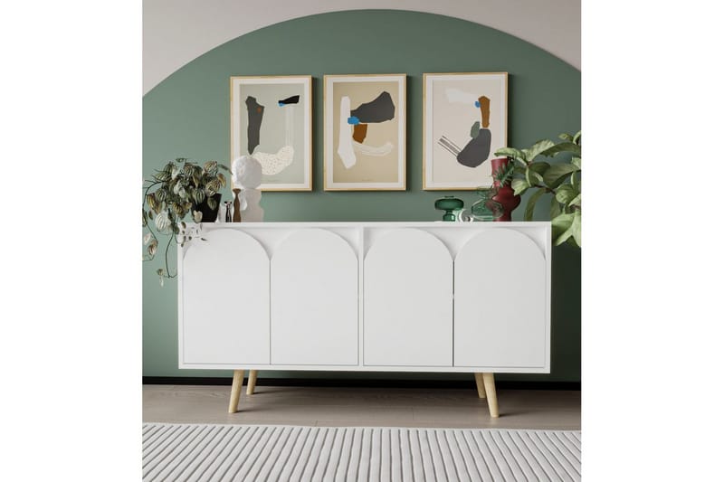 Venezia Konsollbord 150x150 cm - Vit - Möbler - Bord & matgrupper - Avlastningsbord - Hallbord