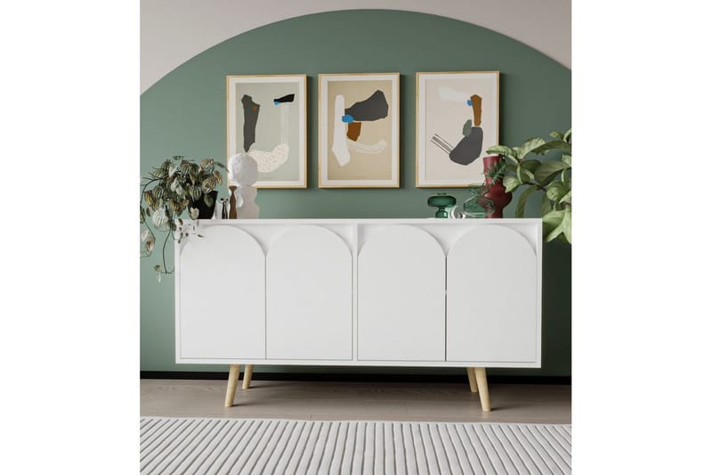 Venezia Konsollbord 150x150 cm - Vit - Möbler - Bord & matgrupper - Avlastningsbord - Hallbord