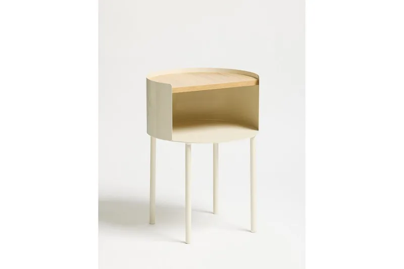 Veyric Sidobord 40 cm - Cream - Möbler - Bord & matgrupper - Avlastningsbord - Lampbord