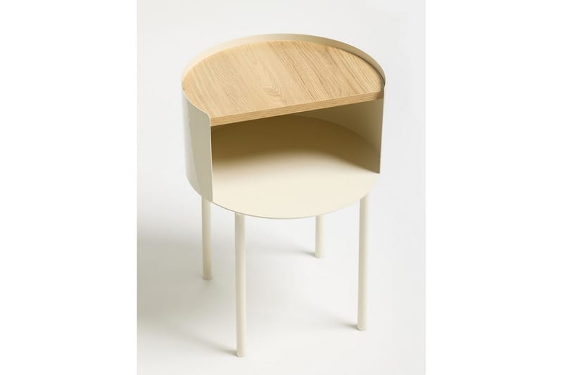 Veyric Sidobord 40 cm - Cream - Möbler - Bord & matgrupper - Avlastningsbord - Lampbord