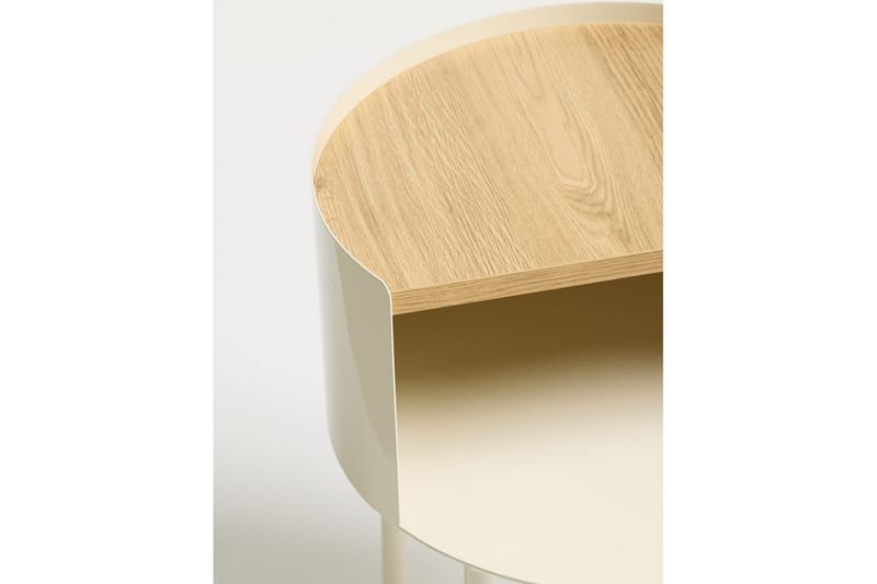 Veyric Sidobord 40 cm - Cream - Möbler - Bord & matgrupper - Avlastningsbord - Lampbord