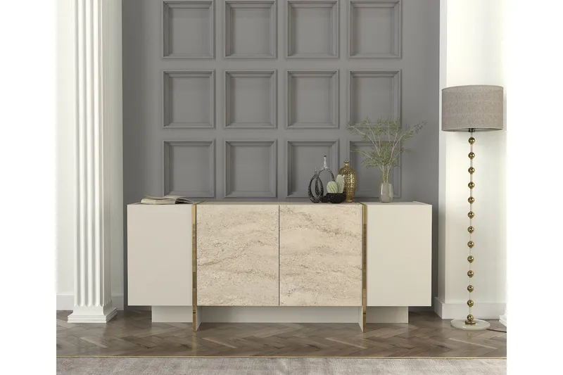 Veyron Konsollbord 180 cm - Beige/Sandsten - Möbler - Bord & matgrupper - Avlastningsbord - Hallbord