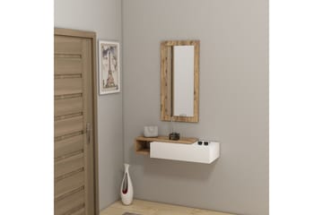 Vien Sidobord 82 cm - Brun/Vit - Möbler - Bord & matgrupper - Avlastningsbord - Lampbord