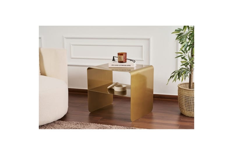 Vino Sidobord 45 cm - Guld - Möbler - Bord & matgrupper - Avlastningsbord - Lampbord