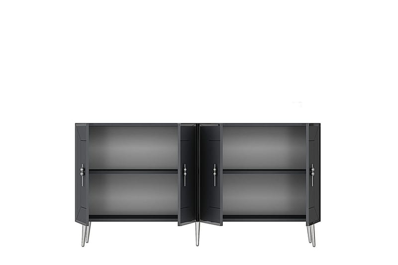 Virdel Konsollbord 150 cm - Silver/Antracit - Möbler - Bord & matgrupper - Avlastningsbord - Hallbord