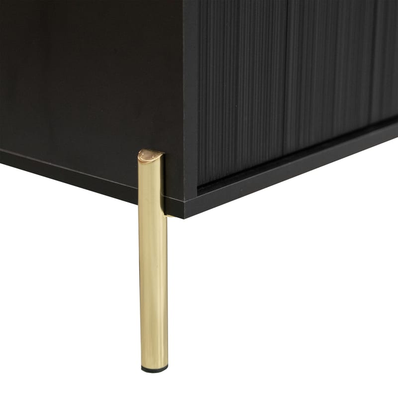 Virmani Sängbord 47 cm - Svart - Möbler - Bord & matgrupper - Avlastningsbord - Sängbord & nattduksbord