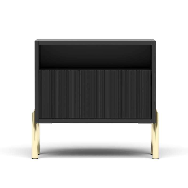 Virmani Sängbord 47 cm - Svart - Möbler - Bord & matgrupper - Avlastningsbord - Sängbord & nattduksbord