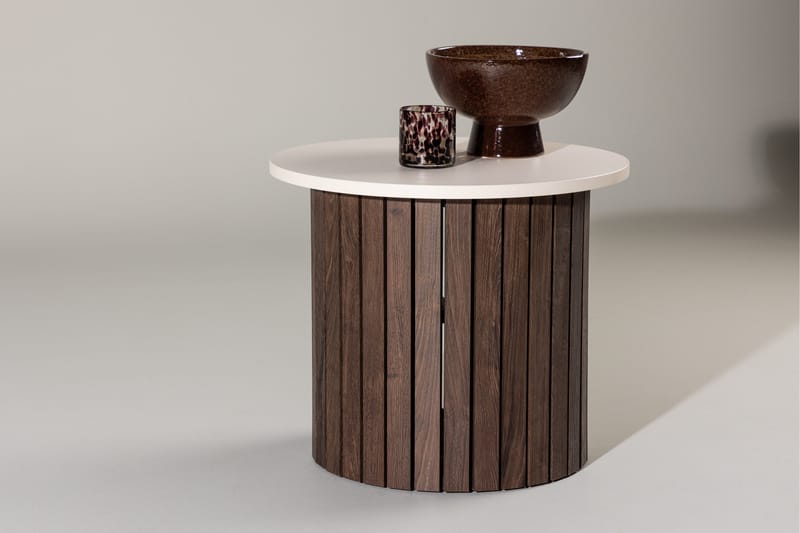 Visingsö Sidobord 52 cm - Beige - Möbler - Bord & matgrupper - Avlastningsbord - Lampbord