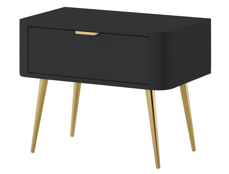 Walia Sängbord 63 cm - Svart - Möbler - Bord & matgrupper - Avlastningsbord - Sängbord & nattduksbord