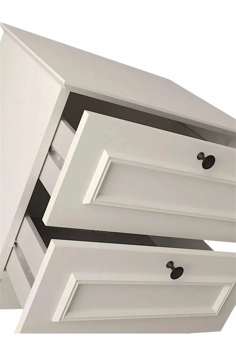 Wonthaggi Nattduksbord 52 cm - Vit - Möbler - Bord & matgrupper - Avlastningsbord - Sängbord & nattduksbord