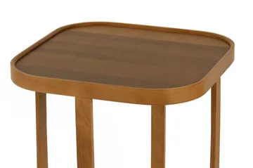 Xalvo Satsbord (2 delar) 50x58x50 cm - Valnöt - Möbler - Bord & matgrupper - Avlastningsbord - Satsbord