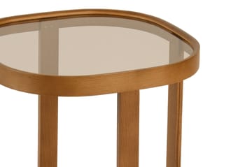 Xalvo Satsbord (2 delar) 50x58x50 cm - Valnöt - Möbler - Bord & matgrupper - Avlastningsbord - Satsbord