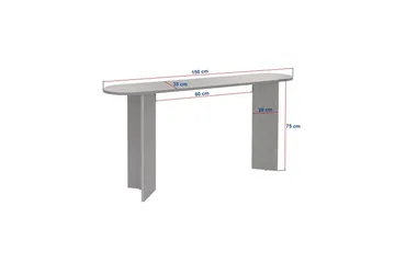 Yeno Konsollbord 150 cm - Natur - Möbler - Bord & matgrupper - Avlastningsbord - Hallbord