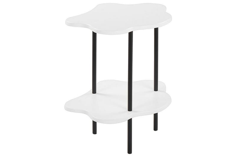 Yokley Sidobord 48 cm - Vit/Svart - Möbler - Bord & matgrupper - Avlastningsbord - Lampbord