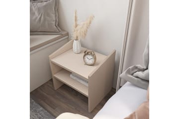 Zalric Sängbord 45 cm - Beige - Möbler - Bord & matgrupper - Avlastningsbord - Sängbord & nattduksbord