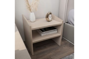 Zalric Sängbord 45 cm - Beige - Möbler - Bord & matgrupper - Avlastningsbord - Sängbord & nattduksbord