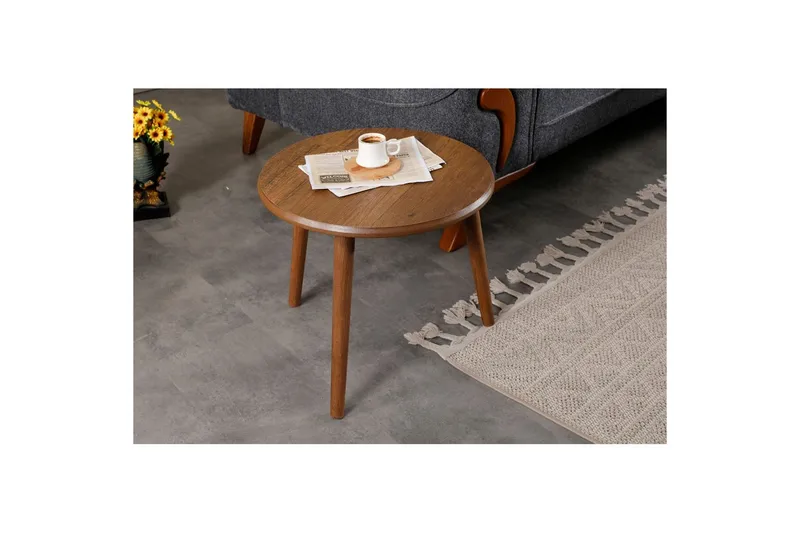 Zalvar Satsbord 100 cm - Sand - Möbler - Bord & matgrupper - Avlastningsbord - Satsbord